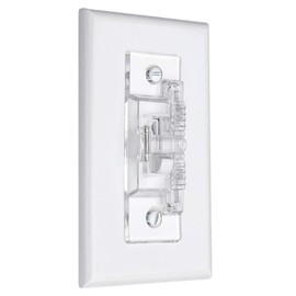 Light Switch Guard, ILIVABLE Child Proof Wall Switch Plate Protects Your Lights or Circuits from being Accidentally Turned On or Off by Children and Adults (Clear, 2 Pack)