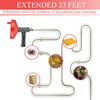Drain Snake Auger 33 Ft, Plumbing Snake Drain Hair Clog