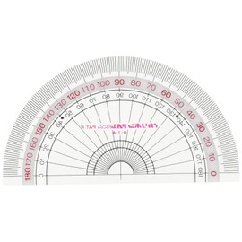 Nishi Kei PP-N95 PAL_NAME Neo Protractor, 3.5 inches (9 cm), Set of 5