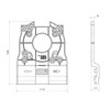 Professional Guide Rail Adapter for Bosch GKF 600 for Makita/Bosch/Festool/Mafell