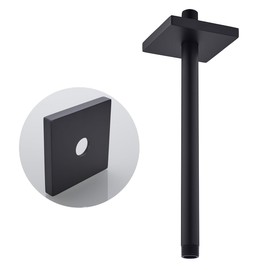 SW-91038-12MB-SQ, accesorio de baño de acero inoxidable para montar en la pared, 12 pulgadas, color negro mate.