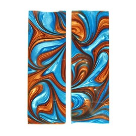 Sky Blue & Copper Pearl Knife Scale Sets