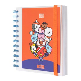 Grupo Erik School Planner 2022 2023, BT21 School Calendar 2022 2023, Student Calendar, Appointment Calendar 14 x 16 cm, a Daily Planner for a Successful School Year, Personal Organiser