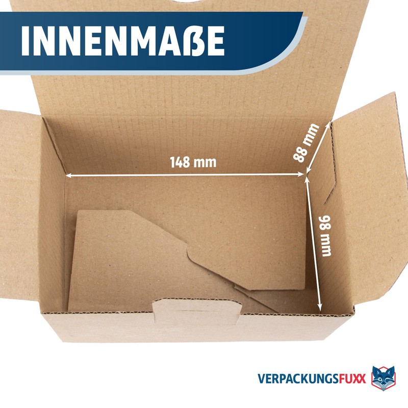 Shipping Box Small Pack of 50 | Parcel with Automatic