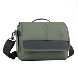 Besnfoto Bolsa para cámara DSLR pequeña bolsa de hombro para fotógrafo impermeable bolsa de mensajero compatible con Canon Sony Nikon