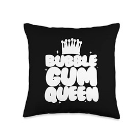 Cool Bubblegum For Women Girls Bubble Gum Candy Machine Throw Pillow
