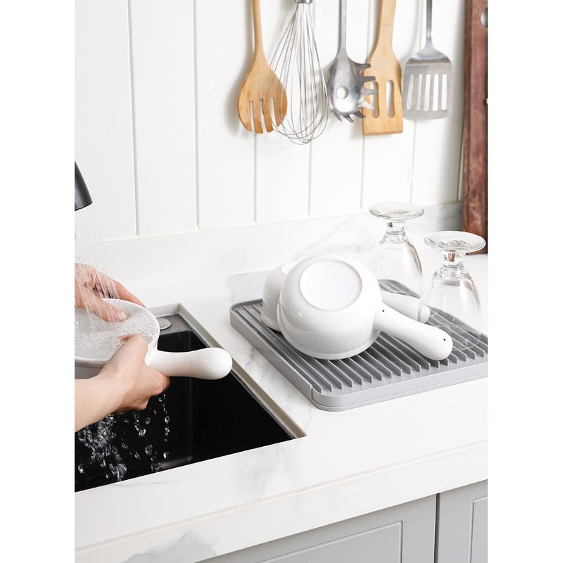 LE TAUCI Soup Bowls with Handle, 15 Oz Ceramic French