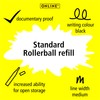 Online rollerball refill, line with 0,7mm, writing colour black, ISO
