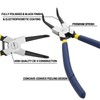 WISEPRO Circlip Pliers Internal Heavy Duty Snap Ring Pliers with