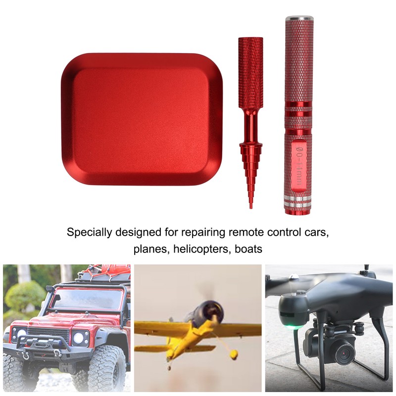 RC Repair Tools Kit Punch Cross Wrench Body Reamer Set