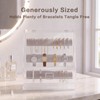 Acrylic Bracelet Holder, 3 Tier Velvet Rod Organizers and Storage