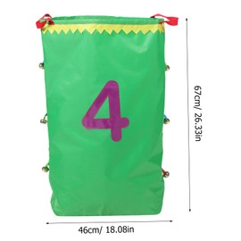 Hohopeti 2Pcs Outdoor Jumping Sack Race Bags for Adults Lightweight Fun Outdoor Activity for Sports Day Family Games and Backyard Play with Bells