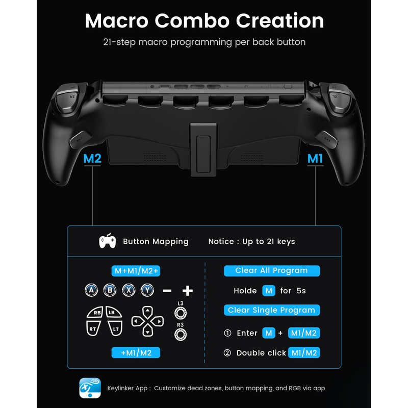 OKETY Controller for Switch 2 with Hall Effect Joysticks/Hall Triggers,