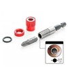 2pcs Adjustable Screw Depth Screwdriver Bit Holder Magnetic Steel Screwdriver