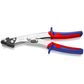 Knipex Blechknabber vernickelt, mit Mehrkomponenten-Hüllen 280 mm 90 55 280