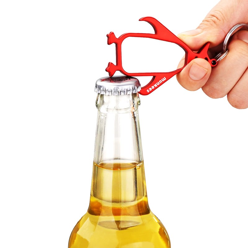 munkees Penguin Bottle Opener Keychain 2 Pack Aluminium Key Beer