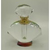 unbranded Crystal Perfume Decanter Bottle 24K Gold Plated