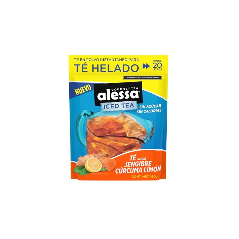 Té Helado Alessa Jengibre Cúrcuma Limón 160 g