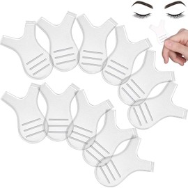 Maitys 60 Piezas Cepillo Elevador de Pestañas con Peine Acrílico para Permanente de Pestañas Suministros de Herramientas de Belleza de Maquillaje para Extensión Color Transparente