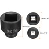 sourcing map 4 Point Square Socket 1/2" Drive 27mm Metric