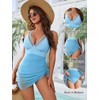 Blooming Jelly Women One Piece Swim Dress Tummy Control Swimsuits