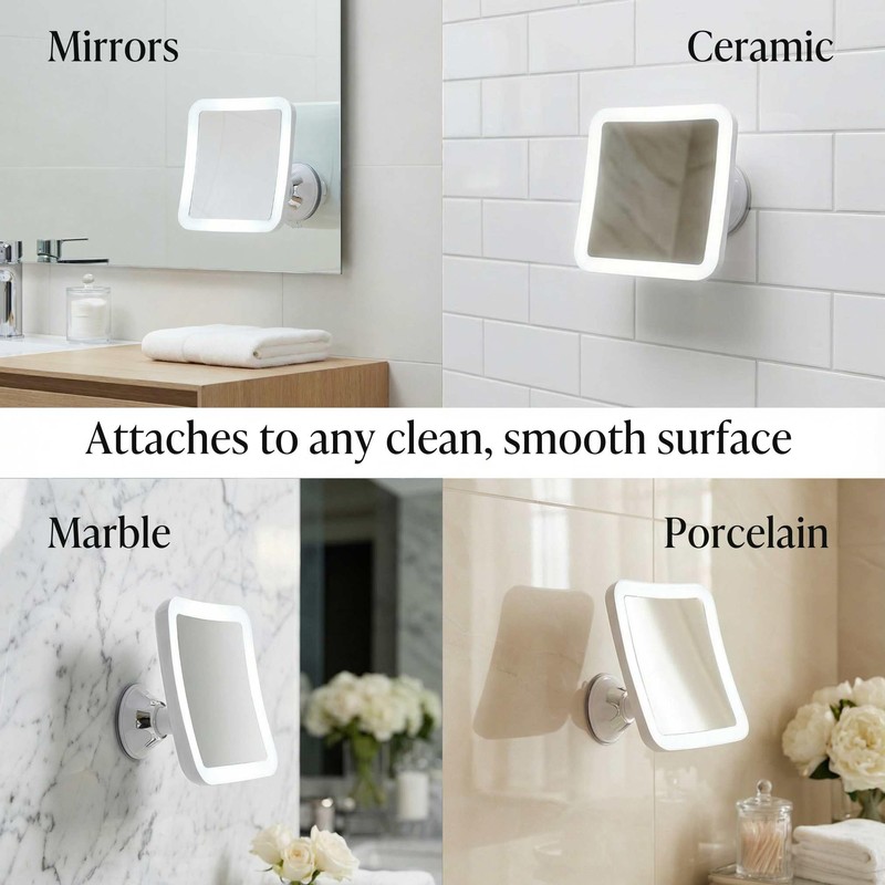 Fancii 10X Magnifying Lighted Makeup Mirror - Daylight LED Vanity