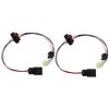 X AUTOHAUX 2 Pcs Headlight Lamp Wiring Harness Light Wire
