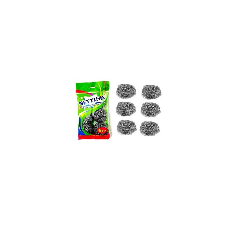 Bettina 6pcs Tough Scourers.,