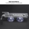 High Transparent Crystal Glass Aquarium Bubble Counter Screw Fish Tank