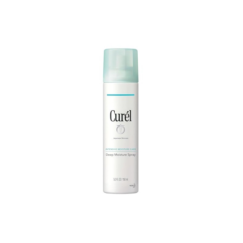 Curél Deep Moisture Spray, Spray on Moisturizer for Dry Skin,