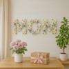 Flower Letters Artificial Floral A-Z Initial Alphabet Faux Floral Letters