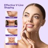 Correa de barbilla con forma de V, mascarilla con forma