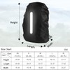 flintronic Rain Cover for Backpacks with Reflective Strips (40-50L), 2