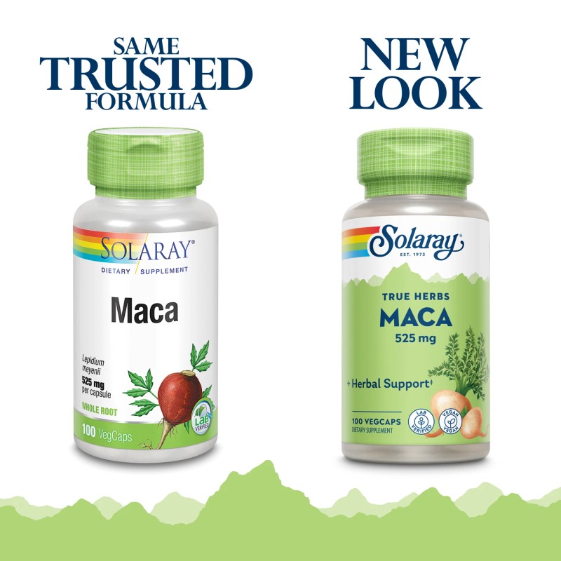 Solaray Maca Root 525 mg | 100 VegCaps
