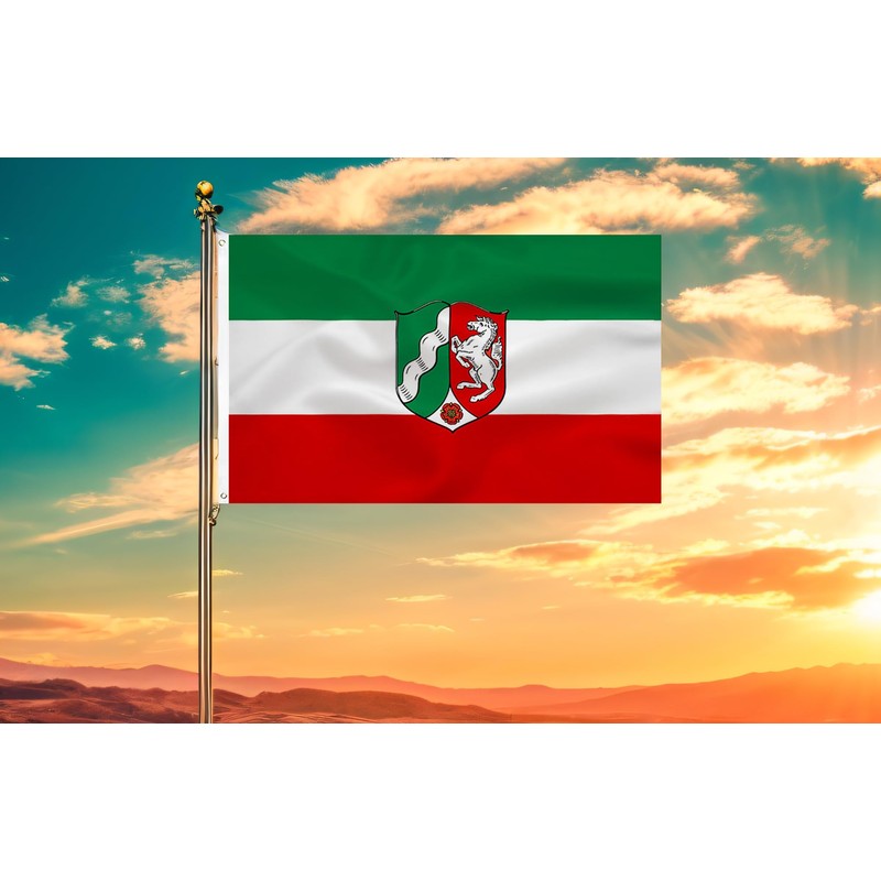 North Rhine Westphalia Flag North Rhine-Westphalia NRW Flag 90 x
