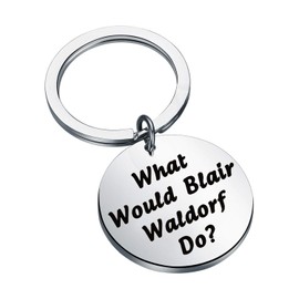 HOLLP Gossip Girl Gift Blair Waldorf Keychain Gossip Girl Fans Gift Chuck Bass (Keychain)