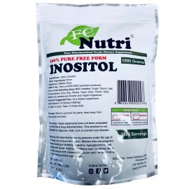 FDC NUTRITION  Inositol Pure Powder (Vitamin B8) Powder (1000 grams) By FDC NUTRITION