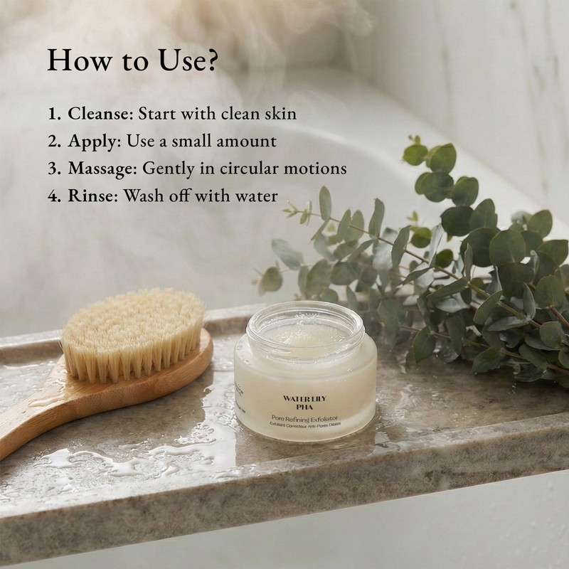 Flanerie Pore Refining PHA Face Exfoliator with Aloe Vera &