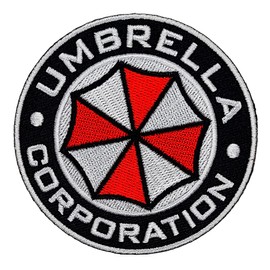 Umbrella Corporation Security Service Costume Patch - 3 X 3 Inch Hook Fastener Backing P111