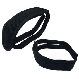 Zorfeter 1 Pair Adjustable Bike Pedal Straps, Anti-Slip Toe Clips Straps Tape Bicycle Feet Straps, Adhesive Pedal Straps for Cycling