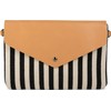 styleBREAKER envelope clutch the maritime stripe look with fish bone