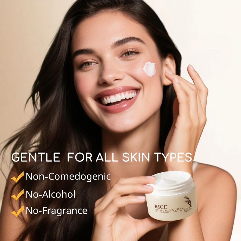 MrCuvaryas Crème Hydratante Riz Rice Céramide Cream