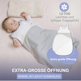 Sweety Fox Baby Summer Sleeping Bag, Certified Cotton 100% Organic Oeko-Tex®, Baby Summer Sleeping Bag, 1TOG - Unisex