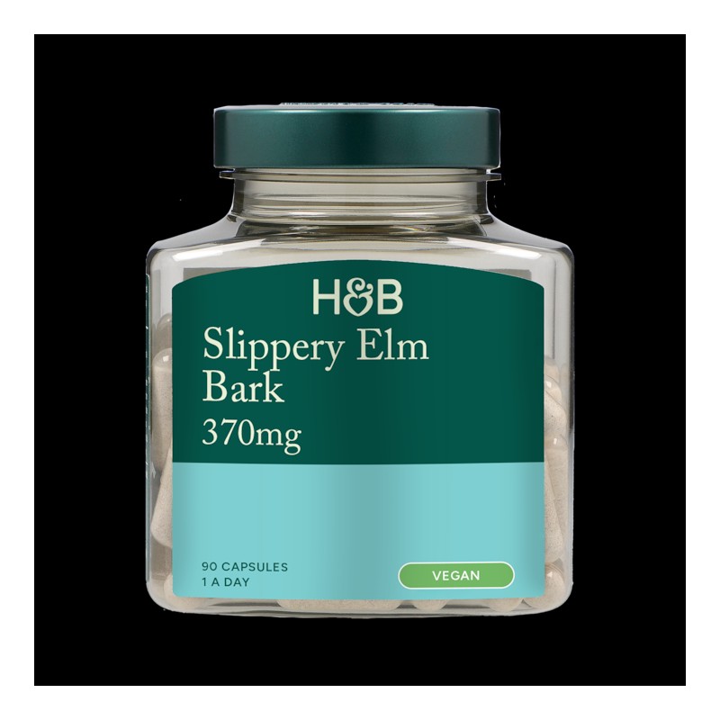 Holland & Barrett Slippery Elm Bark 370mg 90 Capsules