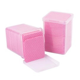 MAYEEN Lint Free Nail Wipes 400PCS Non-Woven Fabric Nail Polish Remover Wipes No Lint Nail Wipe for Gel Nails Eyelash Extensions Glue Cleaning Pad Nail Supplies