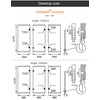 Full Extension Table Slide, Aluminum Telescopic Cabinet Table Guide Rail