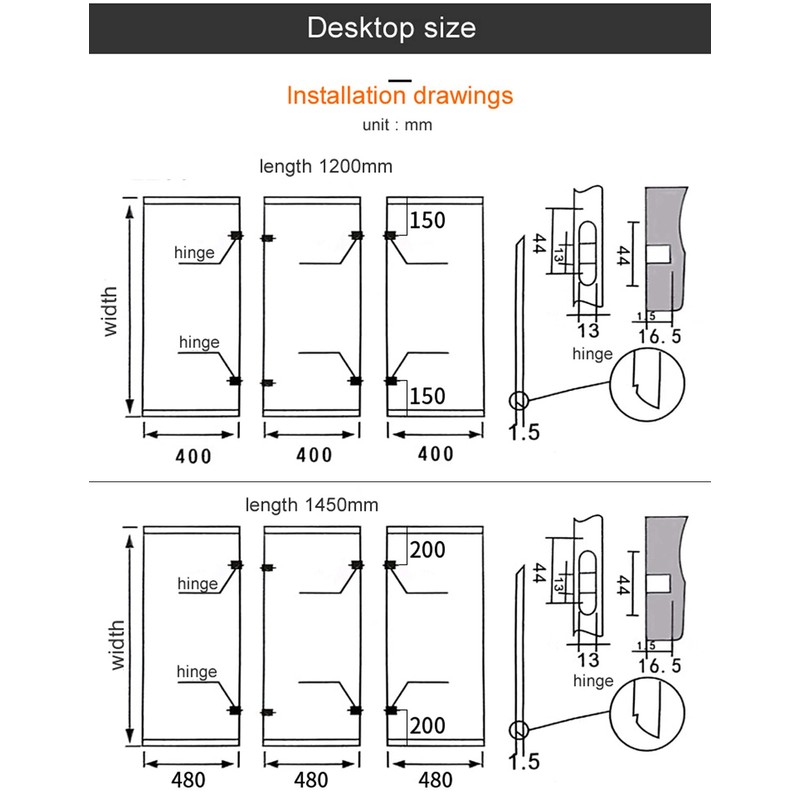 Full Extension Table Slide, Aluminum Telescopic Cabinet Table Guide Rail
