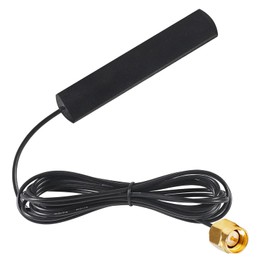 AEDIKO Car Antenna Car Stereo FM AM Radio Antenna Car Adhesive Mount Hidden Patch Antenna SMA Male Connector for Vehicle Truck SUV Car Stereo
