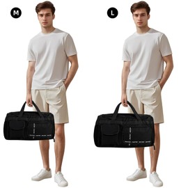 MAXTOP Small Gym Bag for Men Women with Shoe Compartment Wet Dry Separation Black Carry on Mini Duffle Bag for Travel Sports Yoga Fitness Weekend Outdoor Activities