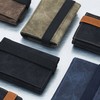 GUGGIARI® Slim Wallet with Coin Compartment Made of Microfibre Jacquard